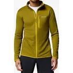 Mikina bez kapuce Columbia Essential Hike Grid Fleece FZ - mossy green M