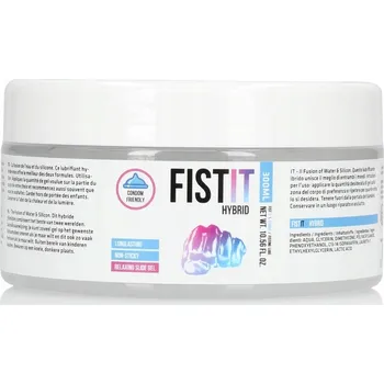 Lubrikační gel Hybridní lubrikant na bázi vody a silikonu - Hybrid Lubricant 300 ml Fist It
