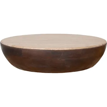 Konferenční stolek LABEL51 Konferenční stolek BOWL ø90 cm hnědý SE-23.144