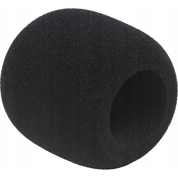 Mikrofon UNIVERZÁLNÍ MIKROFONNÍ HOUBIČKA / KRYT NA MIKROFON / OCHRANNÝ KRYT PROTI VĚTRU / ČERNÁ