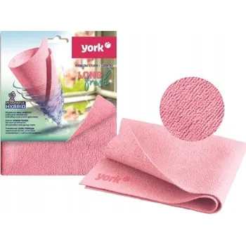 Utěrka Utěrka z mikrovlákna (mikrofáze) York v balení 1 ks růžová