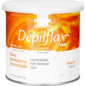 DEPILFLAX VOSK NA DEPILACI PLECHOVKA 500ML PŘÍRODNÍ
