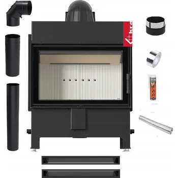 Krbová vložka KRBOVÁ VLOŽKA LUCY 14 kW OCELOVÁ TEPLOVZDUŠNÁ EKODESIGN SADA