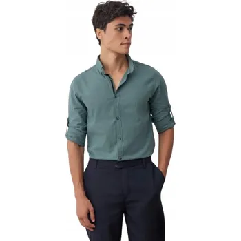 Pánská košile Trendyol pánská košile casual dlouhý rukáv regular bavlna velikost XL