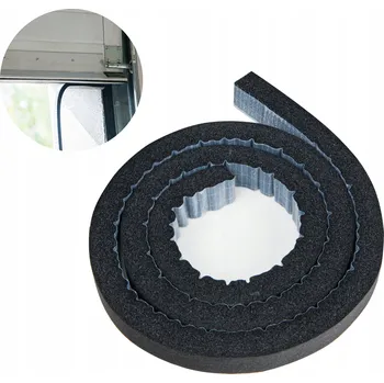 Těsnění do okna a dveří Těsnění Bitmat 13 mm x 2 cm x 100 cm černé