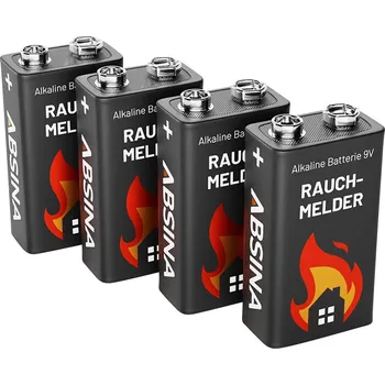 Článková baterie Absina 401005-4 baterie 9 V 9 V 4 ks