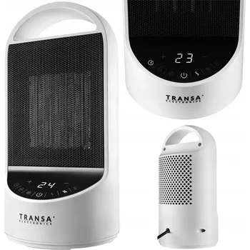 Teplovzdušný ventilátor Keramický ohřívač vzduchu Transa Electronics Ceramio White 1500 W