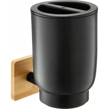 Držák na kartáček Kelímek na kartáčky Scandic plast/bambus