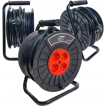 Napájecí kabel Prodlužovací Kabel bubnový 25m 4 zásuvky 2950W