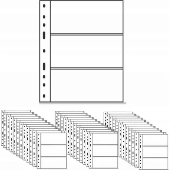 Obal pro sběratelský předmět Karta na bankovky Leuchtturm Optima 3C SH průhledná 50 ks