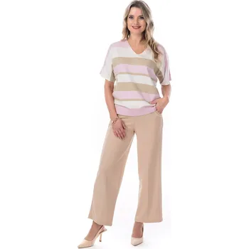 Dámský svetr Dámský svetřík DAISY 44/46 Světle růžová