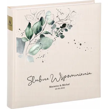 Tradiční album Goldbuch k vlepování, 30 listů bílé barvy, lněné, 25x25 cm