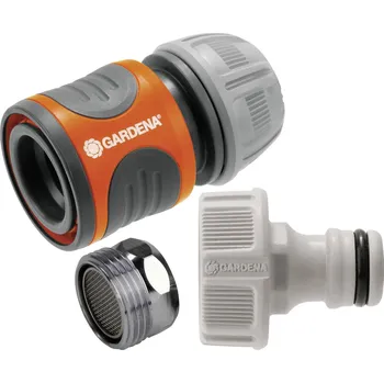 Zavlažovač GARDENA 18285-20 18285-20 plast přípojka kohoutu rychlospojka, 13 mm (1/2) Ø, 15 mm (1/2) Ø, 24,2 mm (3/4) vnitřní závit, 26,44 mm (3/4) vnější závit, M22 IG