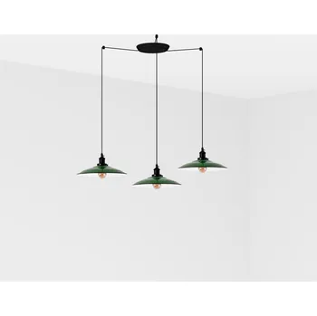 LANG závěsné svítidlo, zelená 3L - FARO