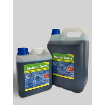 Chemické WC Tekutina do turistických toalet 2v1 Mobile Toilet 5l koncentrát WC