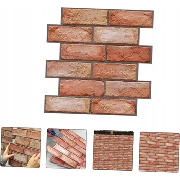 Tapeta 20X SAMOLEPICÍ TAPETA NA ZEĎ CIHLA 3D OBKLADOVÉ PANELY PĚNA KÁMEN ZEĎ