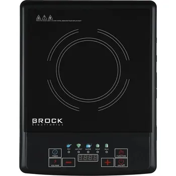 Varná deska Brock HP 2012, 2000 W, 1zónová, přenosná, keramická černá indukční varná deska