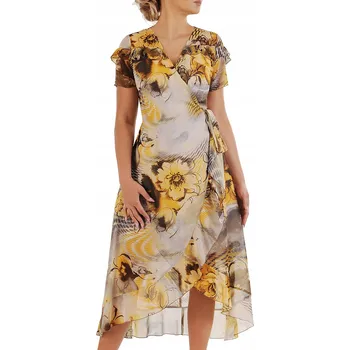 Dámské šaty Klasické midi koktejlové šaty Carla Moreno velikost 46