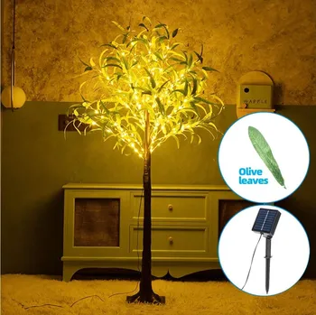 Venkovní osvětlení Aigostar - LED Solární dekorace 210xLED/3,5m IP65 teplá bílá olive