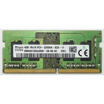 Operační paměť SK hynix SODIMM DDR4 4GB 3200MHz CL22 MHA851S6DJR6N-XN