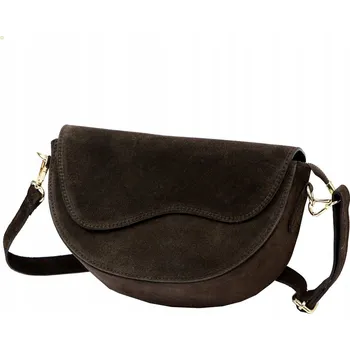 Kabelka Laura Biaggi kabelka přes rameno přírodní semišová kůže hnědá