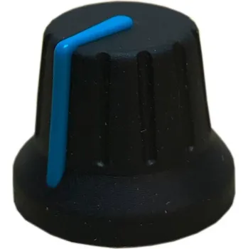 PSP 49009-BL 49009-BL otočný knoflík s ukazatelem černá, modrá (Ø x v) 18.8 mm x 15.24 mm 1 ks