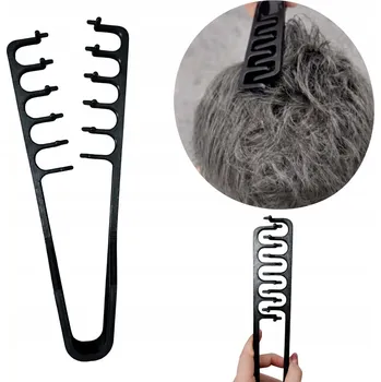 hřeben Hřeben na úpravu vlasů černý plastový