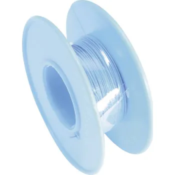 elektrický kabel TRU COMPONENTS 1566871 navíjecí drát, Wire Wrap, 1 x 0.02 mm², modrá, 15 m