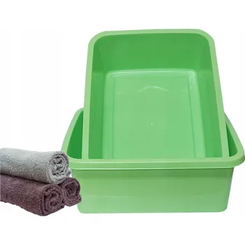 Obdélníková miska Bentom 11 l zelená