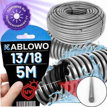 kabelová chránička HUSÍ KRK CHRÁNIČ KABELŮ S DÁLKOVÝM OVLÁDÁNÍM 750 N NEHOŘLAVÁ PVC 18 MM 10 M OHEBNÁ ZEMNÍ
