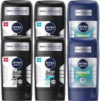 NIVEA MEN Antiperspirant pro muže v tyčince 50 ml x6
