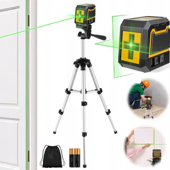 Měřící laser LASEROVÁ VODVÁHA 4D 16 LINII KŘÍŽOVÁ 360° + STATIV + DÁLKOVÉ OVLÁDÁNÍ