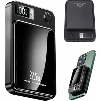 Powerbanka INDUKČNÍ POWERBANKA 10000MAH ULTRATENKÁ POWER BANKA 22.5W S MAGSAFE USB-C