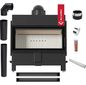 Krbová vložka KRBOVÁ VLOŽKA LUCY 16 kW OCELOVÁ TEPLOVZDUŠNÁ EKODESIGN SADA