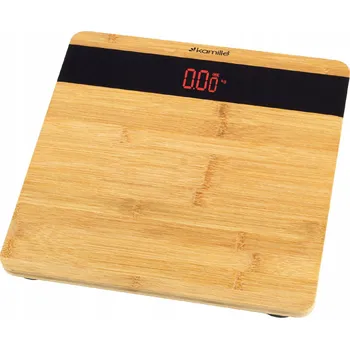 Osobní váha ELEKTRONICKÁ KOUPELNOVÁ VÁHA BAMBUSOVÁ KAMILLE