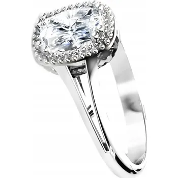 Prsten Stříbrný Prstýnek ryzost 925 Elegantní Prstýnek s kubickým zirkonem Dárek | vel. 23