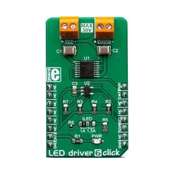 Napájecí zdroj pro osvětlení Vyhodnocovací sada LED, LED Driver 6 Click, AL1781