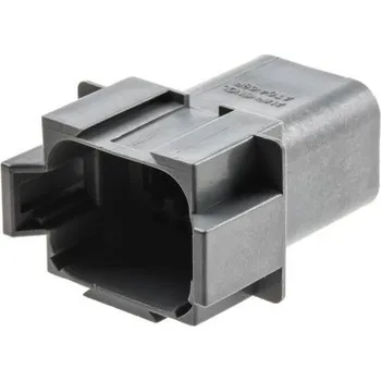 Elektrický konektor Automobilový konektor, počet kontaktů: 8, Samice, Kabelová montáž, řada: AT