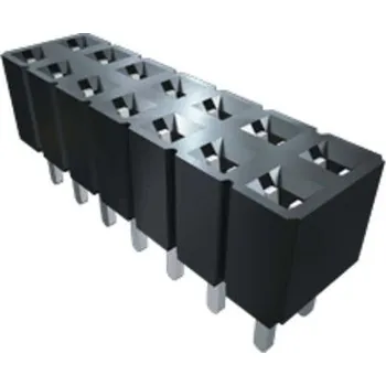 Elektrický konektor Patice PCB, řada: SLW, rozteč: 2.54mm, počet kontaktů: 10, počet řad: 2, Povrchová montáž Low Profile Socket Strip