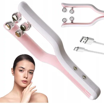 Masážní přístroj MIKROPROUDOVÝ MASÁŽNÍ PŘÍSTROJ PRO LIFTING OBLIČEJE A KRKU, ZPEVŇUJÍCÍ, 3 REŽIMY EMS