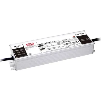Příslušenství pro LED osvětlení MEAN WELL HLG-150H-24AB LED driver konstantní napětí 151.2 W 3.8 - 6.3 A 22 - 27 V/DC stmívatelný, stmívací funkce 3v1 , nastavitelný, PFC spínací obvod ,