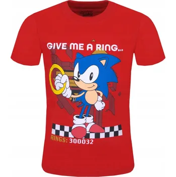 Chlapecké tričko EplusM dětské tričko červené bavlna velikost 116