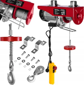 Elektrický naviják Kraft&Dele 500 kg, 12 m, 1000 W