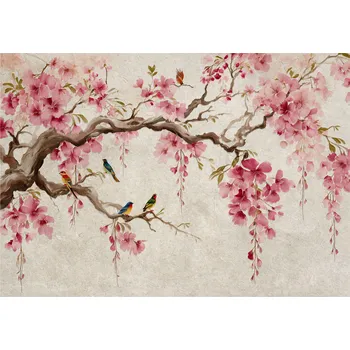 Fototapeta FOTOTAPETA STROM KVĚTY TŘEŠNĚ LOŽNICE OBÝVACÍ POKOJ TAPETA VLIESOVÁ 400x280