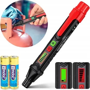 Bezpečnostní detektor Přenosný mini detektor hořlavých plynů Habotest s LCD displejem a alarmem