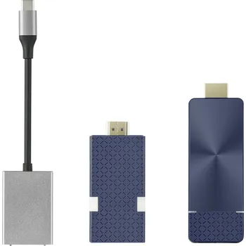 CastGo Wireless Display HDMI bezdrátový přenos (sada) 30 m 5.15 GHz, 5.85 GHz 3840 x 2160 Pixel Zabezpečený rádiový přenos