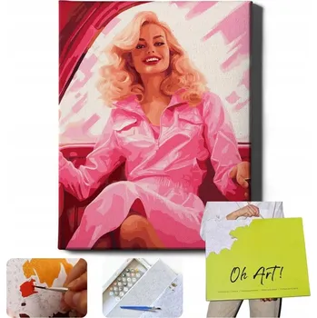 MALOVÁNÍ PODLE ČÍSEL Barbie Obrázky k Malování podle čísel Oh Art