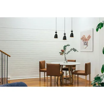 RETRO 3L závěsné svítidlo, černá a měď - FARO