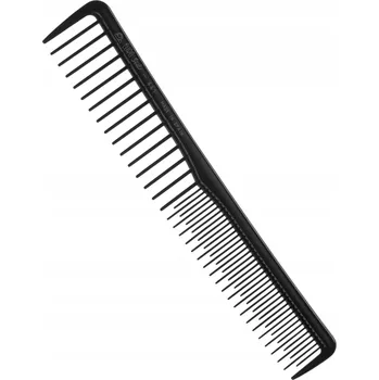 Kadeřnický hřeben na česání a modelování Eurostil, černý