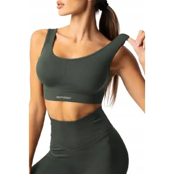 Podprsenka SPAIO Sportovní podprsenka dámská FITNESS INNERGY FLEX 2.0 khaki L